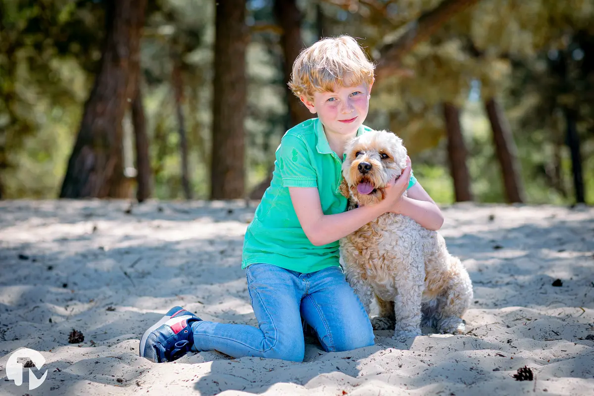 Fotoshoot in Brabant met hond.