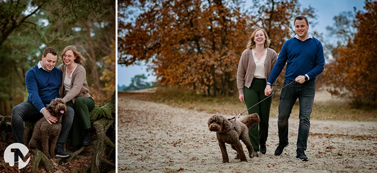 Fotoshoot in de natuur met je huisdier.