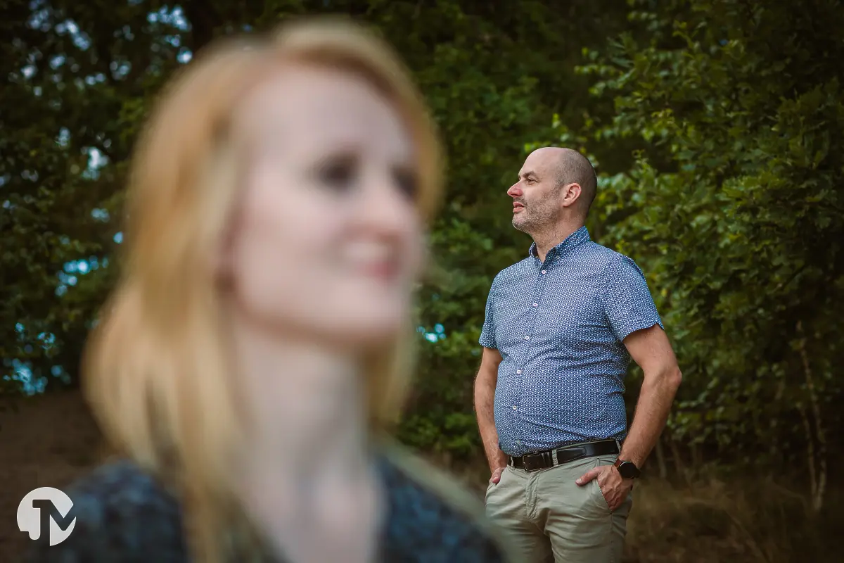Loveshoot met hond in de Loonse duinen
