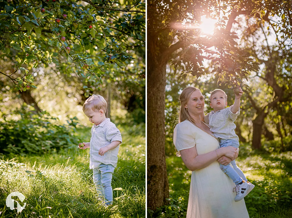 Fotoshoot met jong gezin met veel connectie/
