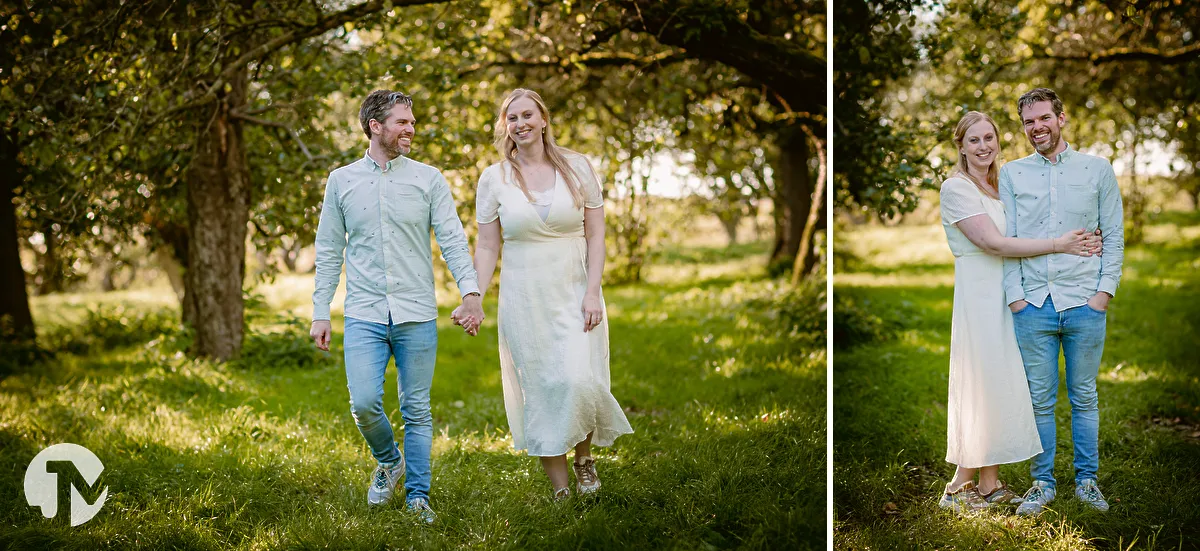 Ontspannen fotoshoot van jong gezin in Brabant.