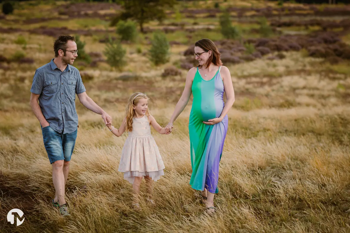 Fotoshoot met jong gezin in de Loonse en Drunense duinen